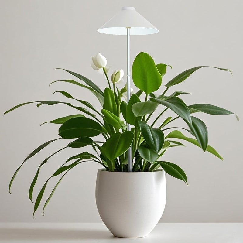PROTOPIA MiniSun LED Grow Light for Indoor Plants, Full Spectrum Plant Light with Height-Adjustable Stand, USB Powered,5V Low Voltage ，Ideal for Home Gardening, 1 Pack - Image 1